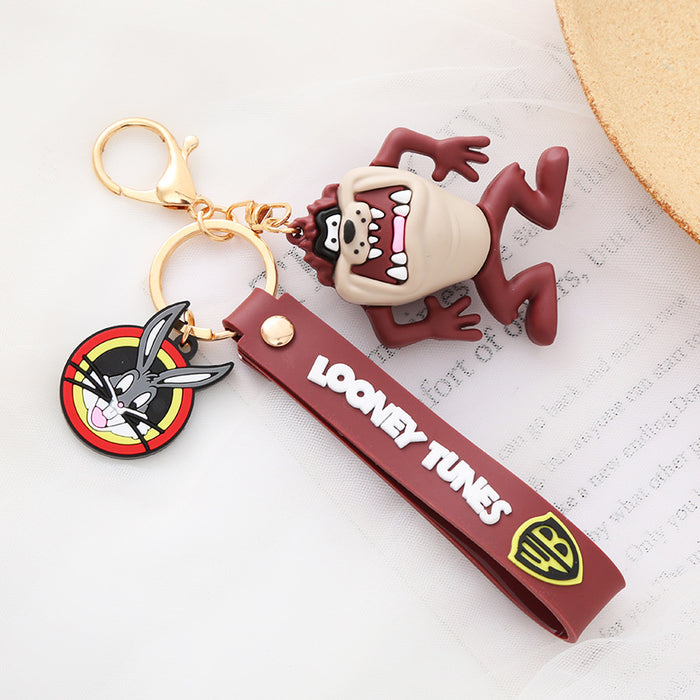 Wholesale Cute Cartoon Soft Rubber Doll Keychain JDC-KC-BoYue008