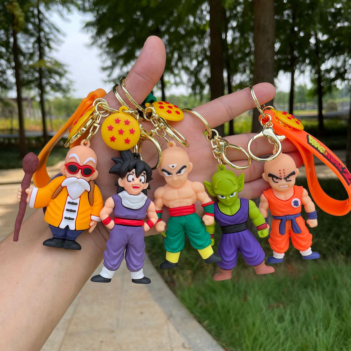 Wholesale Dropping glue doll keychain cartoon student backpack pendant car keychain claw machine blind box