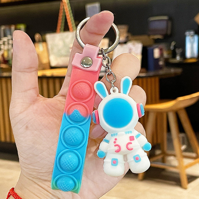 Wholesale  Cartoon  Keychain Rabbit Pendant  Key Chain Doll Key