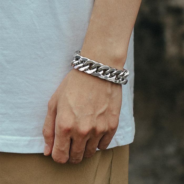 Wholesale Stainless steel bracelet trendy and versatile, simple bracelet