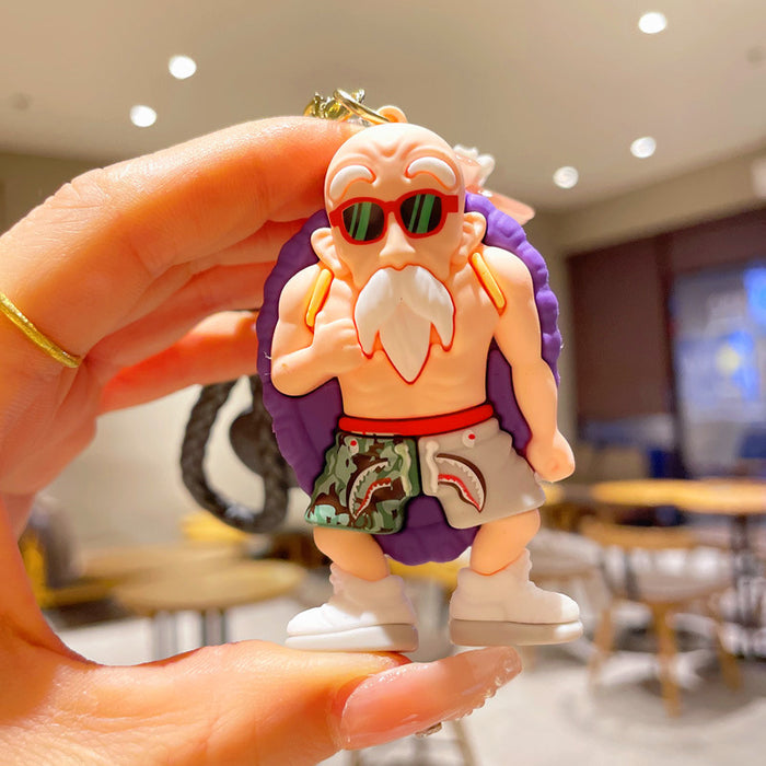 Wholesale Cute Cartoon Dolls Silicone Keychain JDC-KC-JuJi014