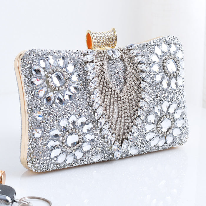 Wholesale Diamond Party Bags Rhinestone Evening Bags Handbags JDC-HB-YiX001