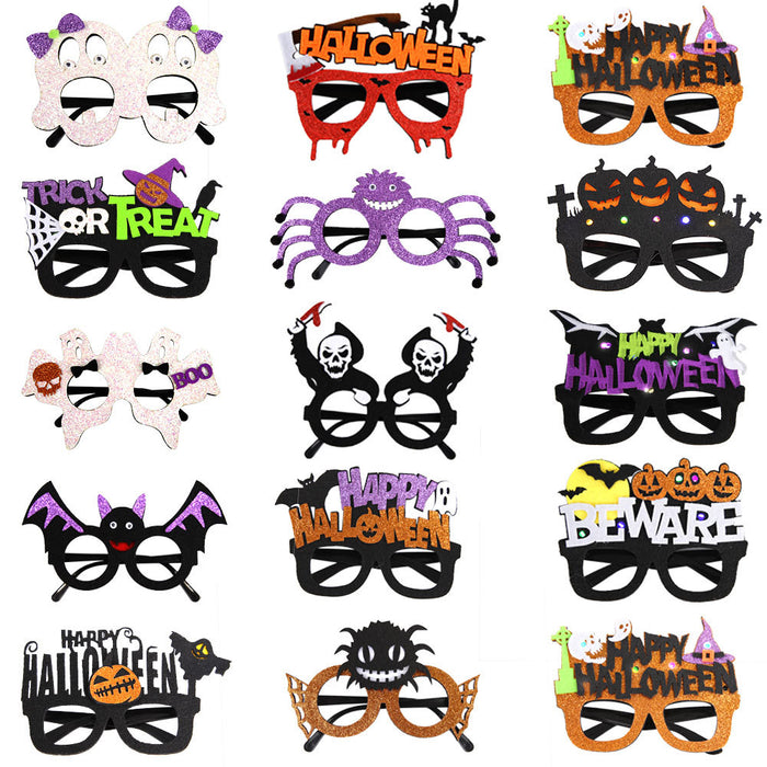 Wholesale Halloween Party LED Light Plastic Light Glasses JDC-SG-ZHHAO001