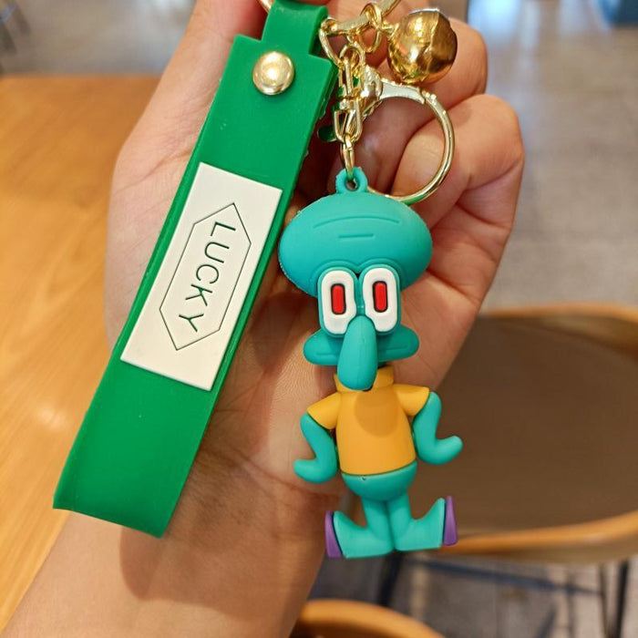 Wholesale Silicone Cartoon Doll Keychain JDC-KC-MingT107