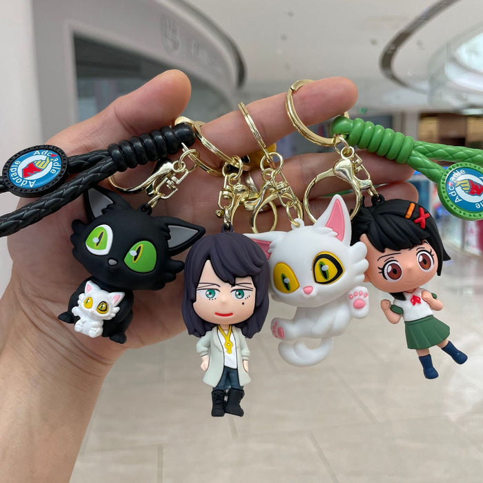 Wholesale Keychain Cute Cat Doll Backpack Pendant Doll Machine Small Gift Wholesale