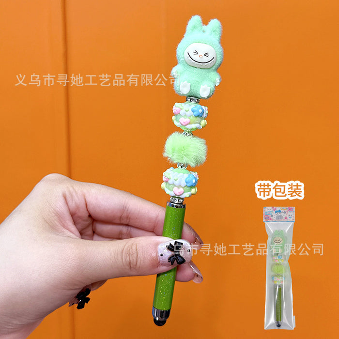 Wholesale DIY Cute Beaded Pen for Mobile Phones and Tablets Touch Screen Gel Ballpoint Pen