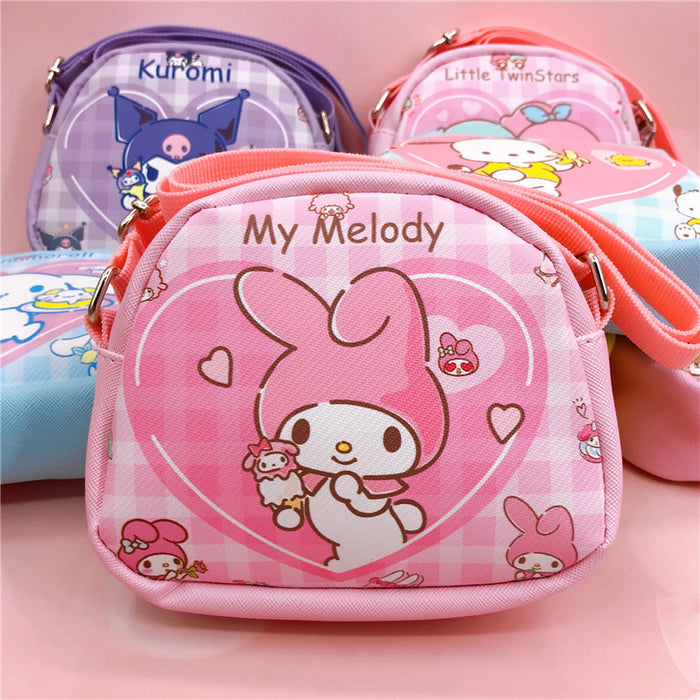 Wholesale PU Double-sided Printing Children's Messenger Shoulder Bag JDC-SD-YaLL003