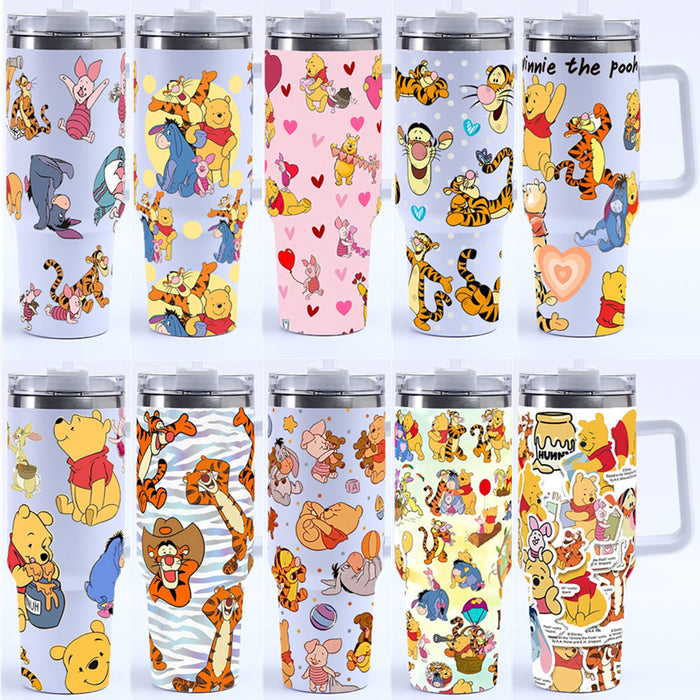 Wholesale Tumbler 3D printed cartoon pattern 40OZ stainless steel Ice Bullies Cup