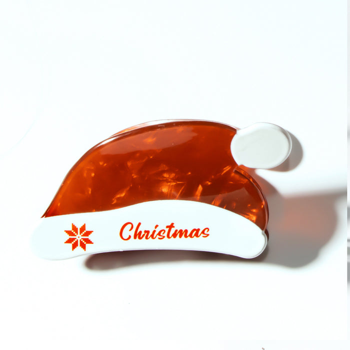 Wholesale Christmas Hair Clip Hair Accessory for the Back of the Head Christmas Hat Decorative Hairpin