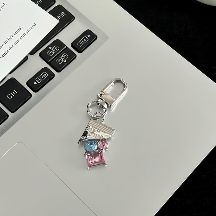 Wholesale Diamond Sweetheart Candy Keychain Sweet Cool Pendant Student Bag Accessories