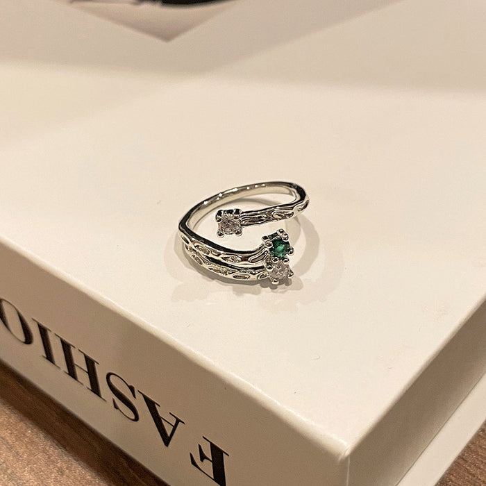 Wholesale Butterfly Open Ring, Fashionable and Personalized Ring, Love Small, High End, Elegant and Light Luxury