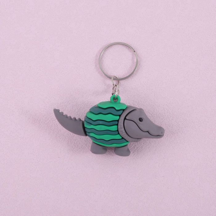 Wholesale Doll keychain funny abstract stick man shark small pendant