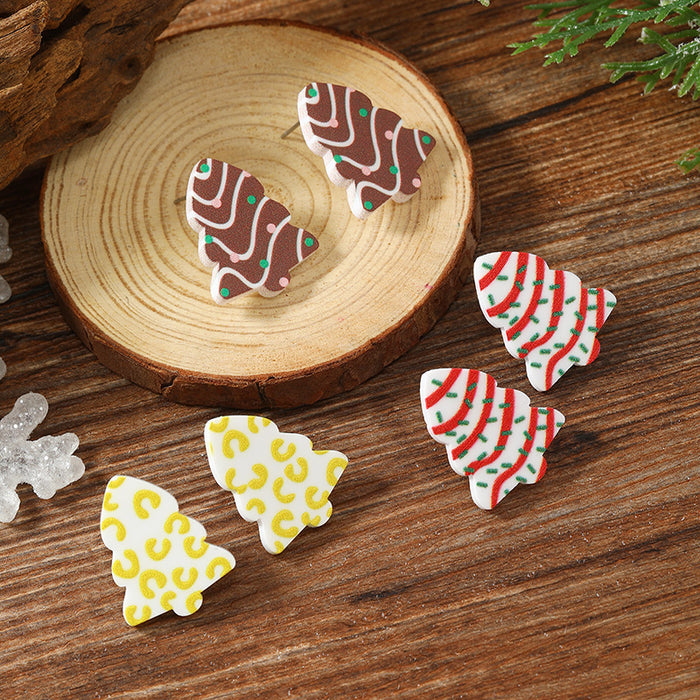 Wholesale Light luxury Christmas earrings earrings for women,  design sense niche fashion earrings