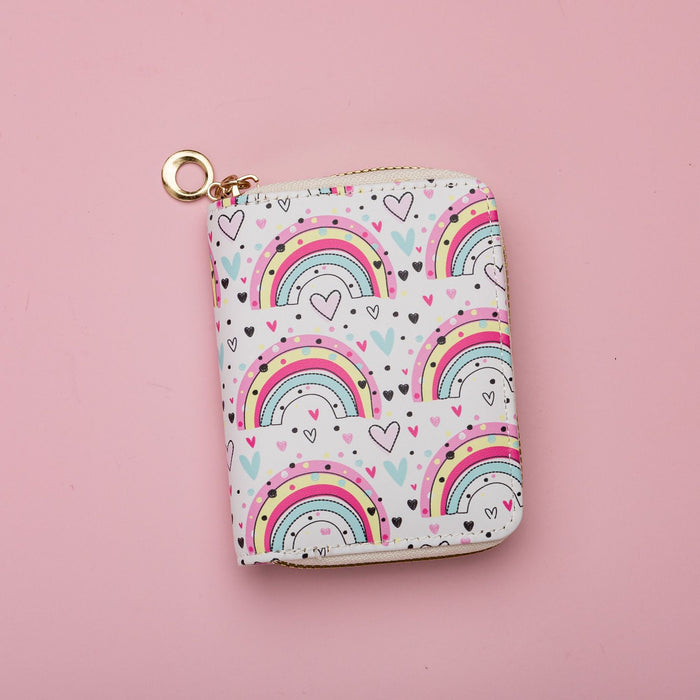 Wholesale Cute fruit pattern PU waterproof  kids wallet