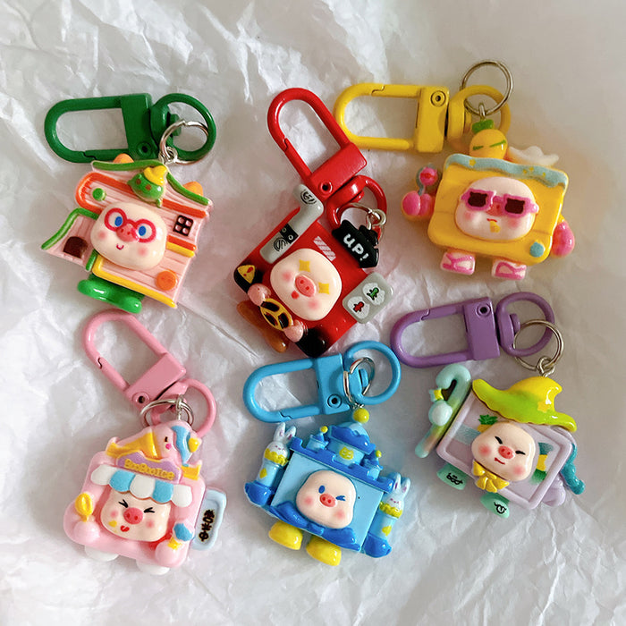Wholesale New cartoon keychain pendant, cute backpack hanging accessory, backpack accessory