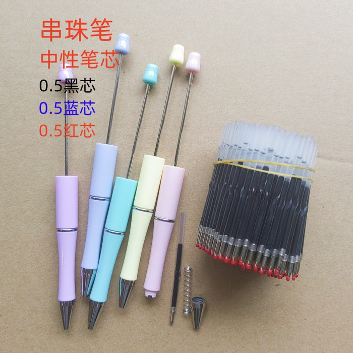 Wholesale Flower Plastic Bead Pen JDC-PN-GanCai001