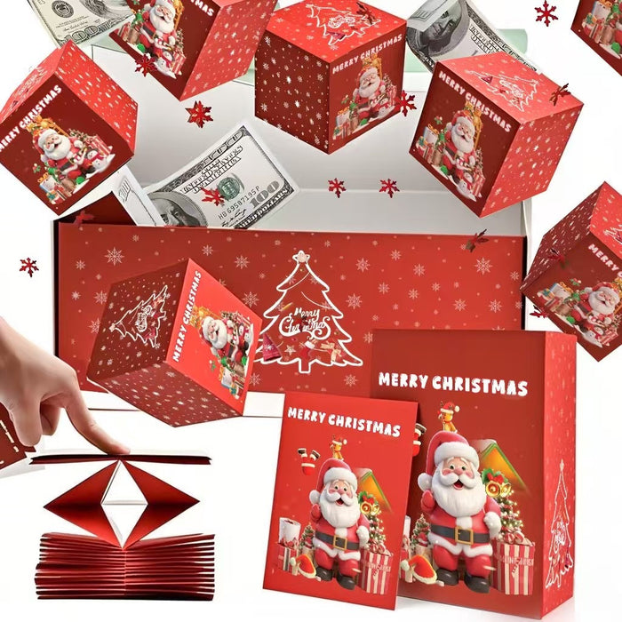 Wholesale Jumping Box Birthday Creative Gift Christmas Folding Bounce Red Envelope Gift Box