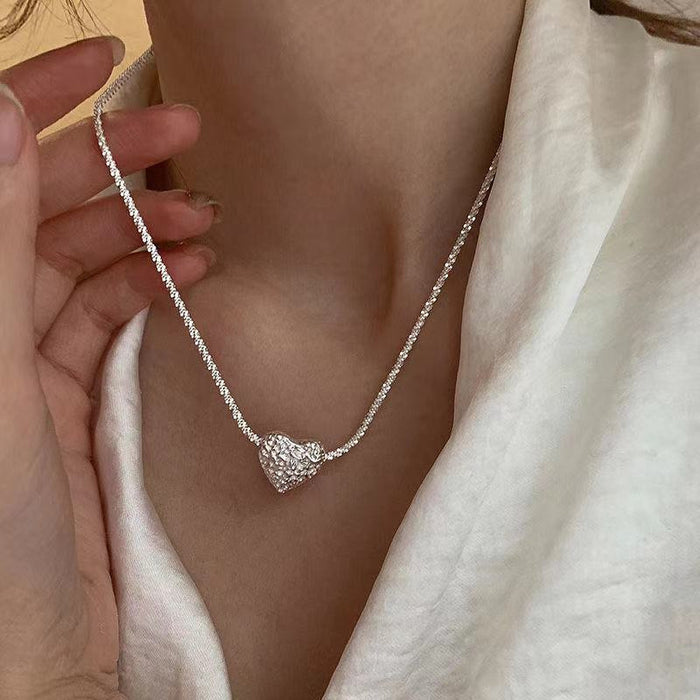 Wholesale Love pendant necklace, collarbone chain, chain design, neck chain