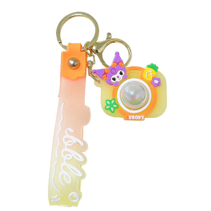 Wholesale Cartoon Flash Camera Cute Car Soft Jelly Decoration Couple's Backpack Cute Keychain Pendant