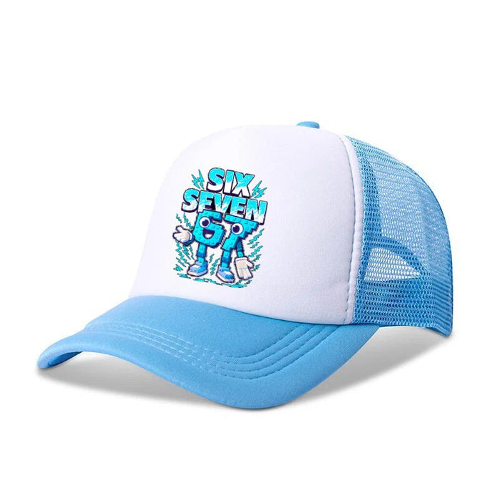 Wholesale Stylish Kids Cartoon Baseball Cap Breathable Mesh Unisex Sun Hat Extended Brim Fashion Accessory
