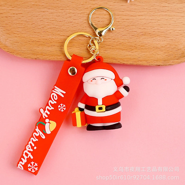 Wholesale  Cartoon  key chain small pendant cute cartoon bag ornaments Christmas