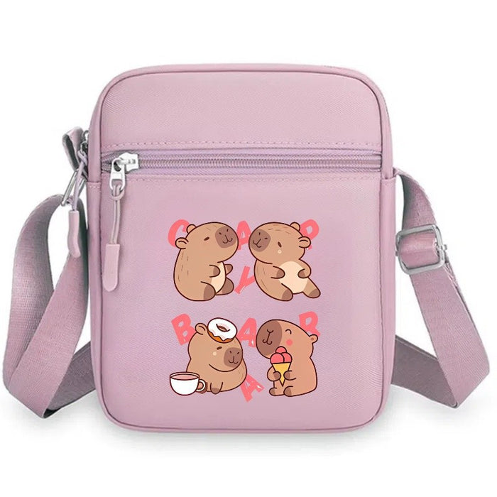 Wholesale Printed Colorful Small Square Bag Casual Popular Cute Shoulder Bag