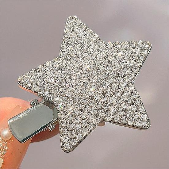 Wholesale Cute Colorful Five-pointed Star Dopamine Hair Clips JDC-HC-Shuy002