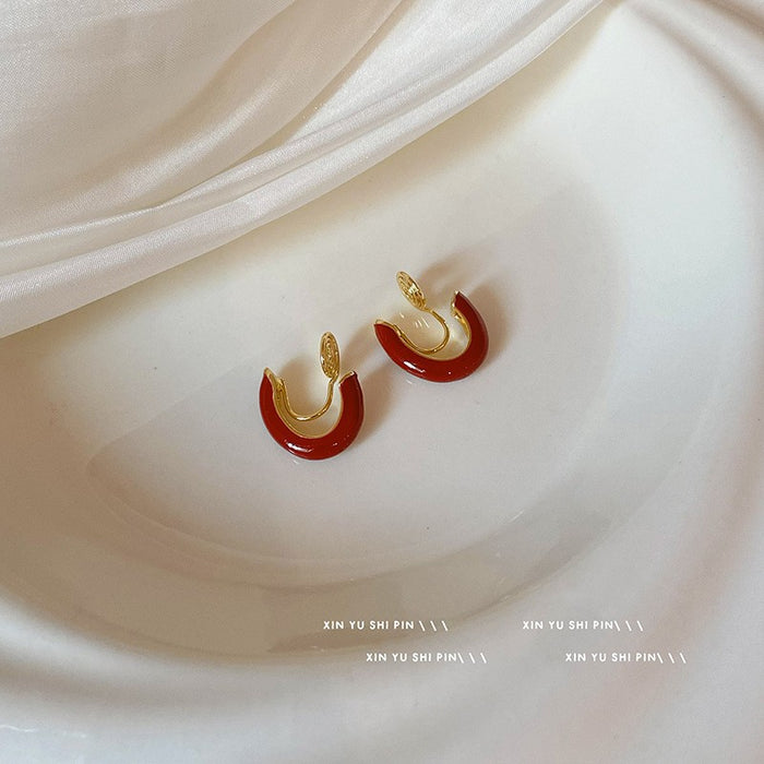 Wholesale Butterfly ear clip without ear hole, niche earring