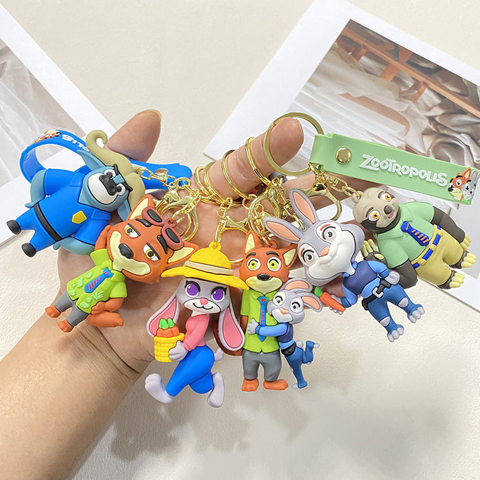 Wholesale Cute cartoon character keychains for couples