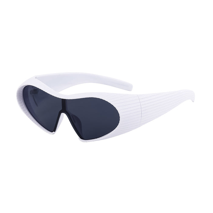 Wholesale sports sunglasses men's one-piece shaped sunglasses men's  wholesale shades