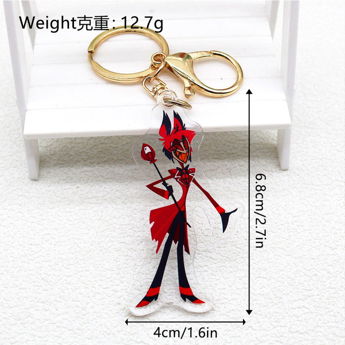 Wholesale Acrylic Keychain Cartoon Pendant JDC-KC-HaoAn024