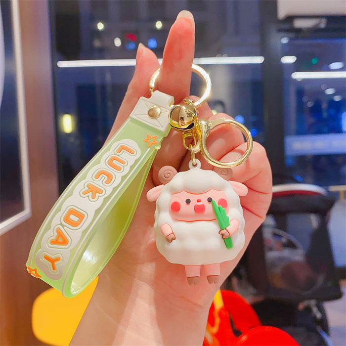 Wholesale Cute Little Sheep Pendant Keychain