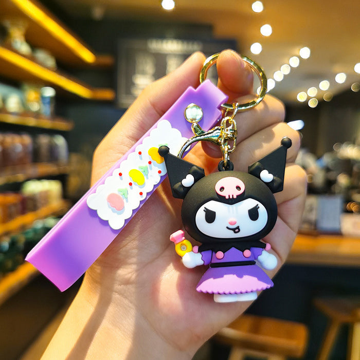 Wholesale Cartoon 3D Doll Rubber Keychain JDC-KC-Tingm049