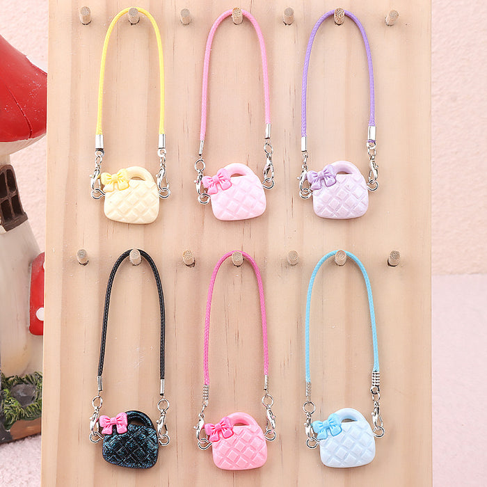 Wholesale Cute bow bag charm Keychains