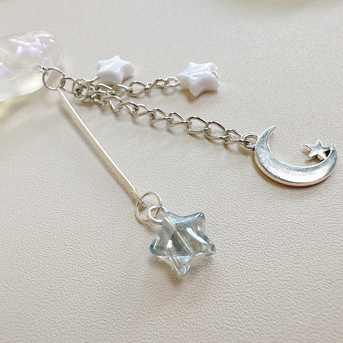 Wholesale Original brilliant starry sky mobile phone lanyard earphone set hanging chain