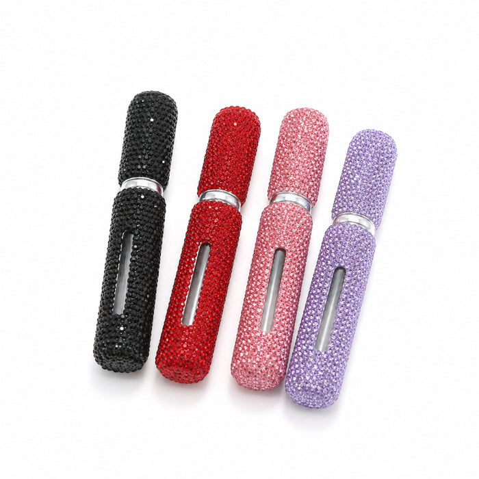Wholesale 8Ml Rhinestone Perfume Atomizer Empty Spray Bottle Party Gift Fashion Accessory