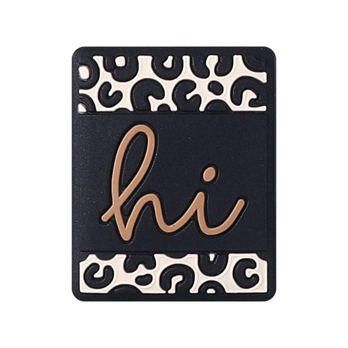 Wholesale 20pcs New Teether Cartoon Cowboy Women' s Silicone Beads Loose Beads Children' s DIY Necklace Bead Accessories