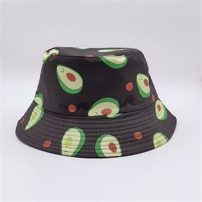 Wholesale  creative avocado  adult casual sunshade basin hat