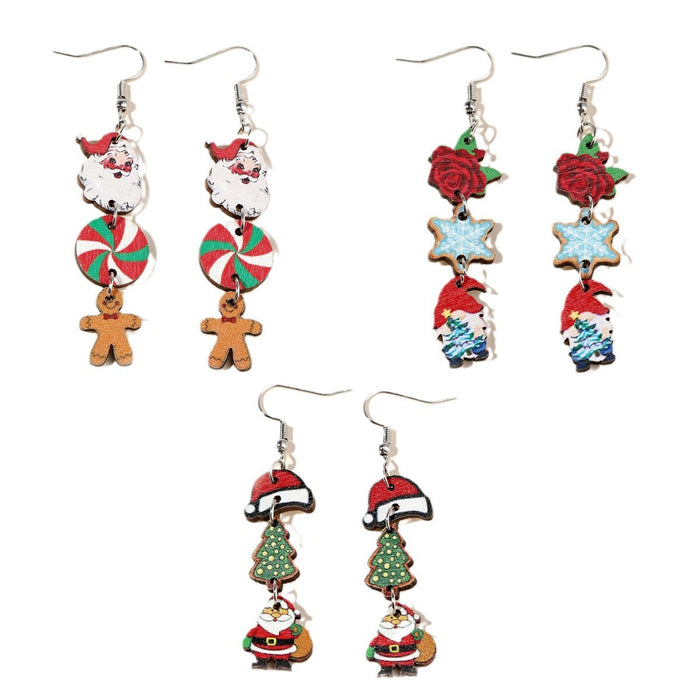 Wholesale Christmas Tree  Socks Earrings