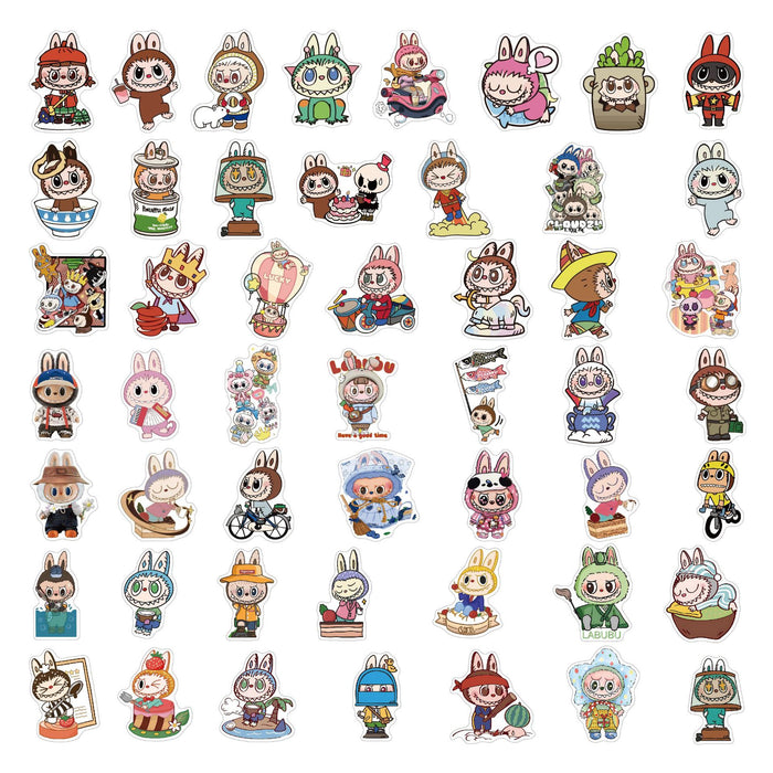 Wholesale 50pcs  cartoon stickers luggage Decorative Stickers