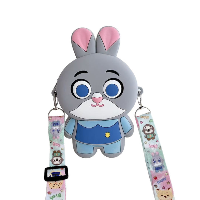 Wholesale Cute Cartoon Silicone Crossbody Shoulder Bags