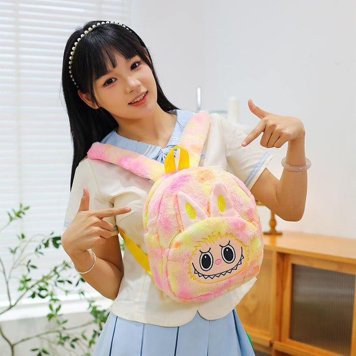 Wholesale Children' s plush backpack cute cartoon doll backpack kindergarten school bag