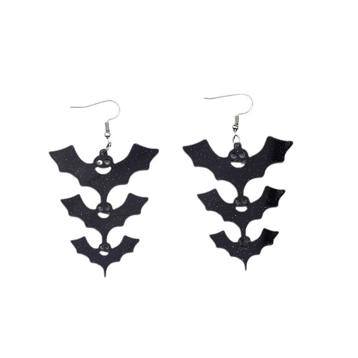 Wholesale  Bat Earrings Earrings Fashion Simple Personality Funny Step Bat Acrylic Earrings Earrings