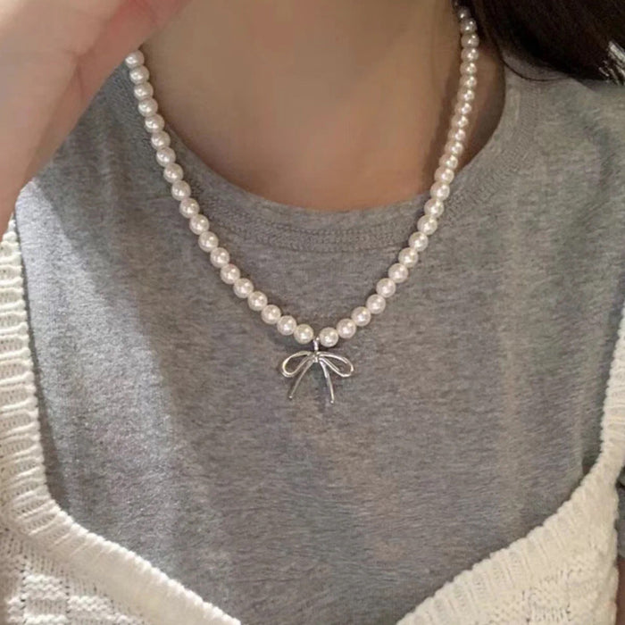 Wholesale S925 Silver  Necklace Women's  Clavicle Chain choker necklace