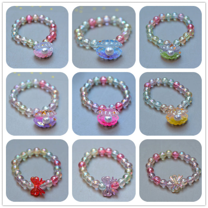 Wholesale Rainbow crystal bead bracelet