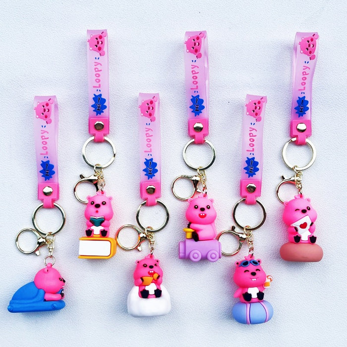 Wholesale Cartoon Doll PVC Keychain JDC-KC-ChuC017