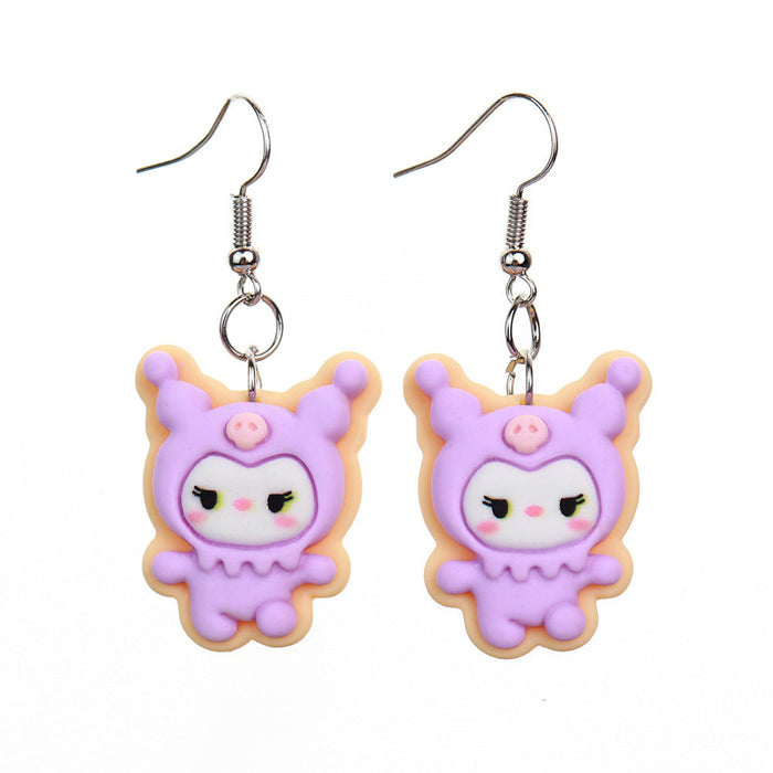 Wholesale Earrings Resin Fun Cute Cartoon (S) JDC-ES-niqing006