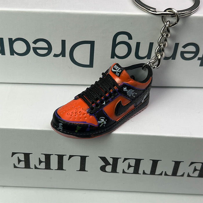 Wholesale Skateboard Shoes PVC Keychains JDC-KC-MiaoY065