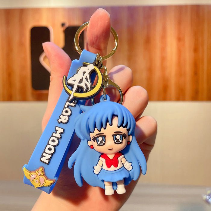 Wholesale Cartoon Doll PVC Keychain JDC-KC-JinG033