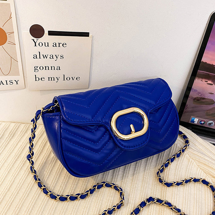 Wholesale One-shoulder Embroidery Chain Crossbody Small Square Bag JDC-SD-HT009